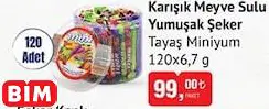 TAYAŞ MİNİYUM	 KARIŞIK MEYVE SULU YUMUŞAK ŞEKER